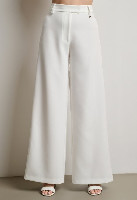 Vest set with belt and high-waisted trousers