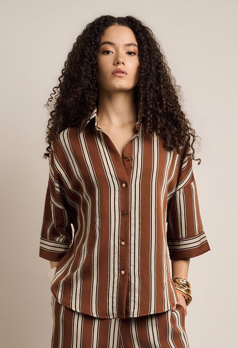 Striped pants and shirt set