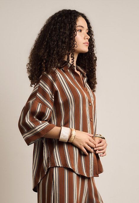 Striped pants and shirt set