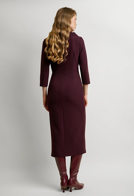 Midi wrap dress