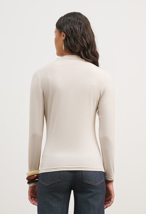 Draped blouse