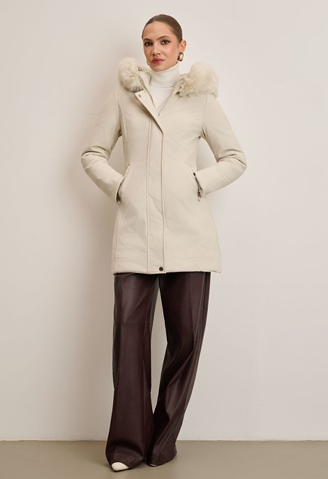 Parka jacket with hood