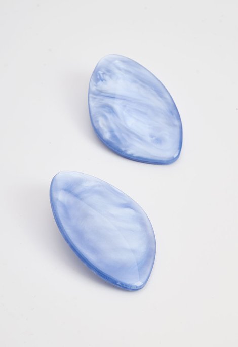 Marble-effect earrings