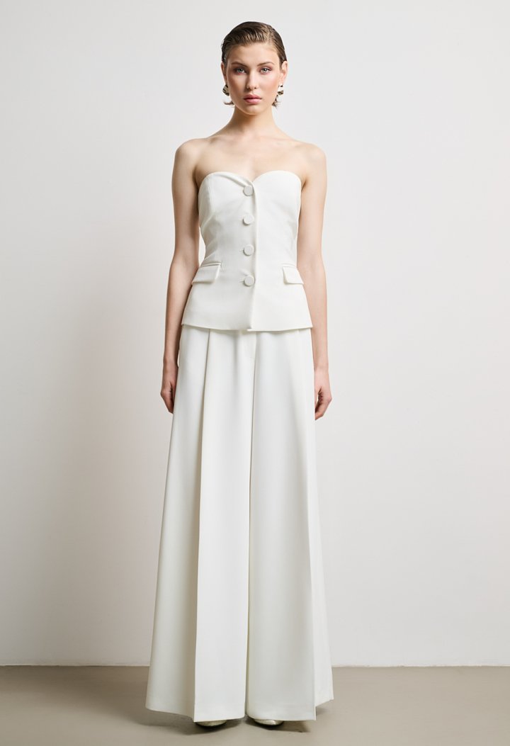 Παντελόνα ψηλόμεση Wide Leg