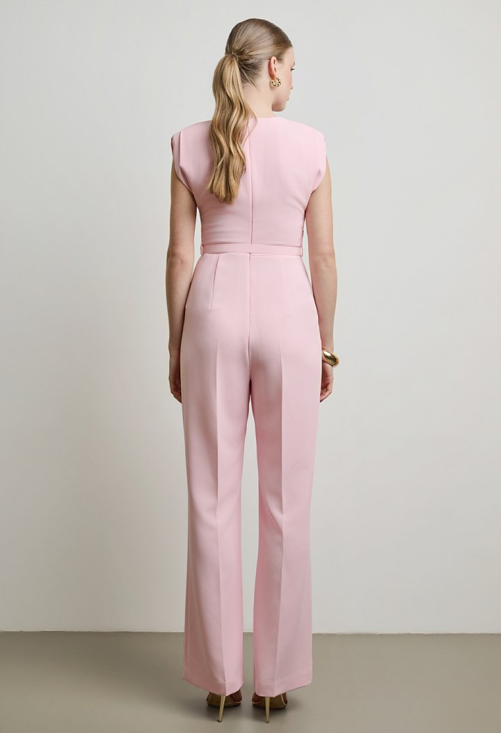 Belted jumpsuit