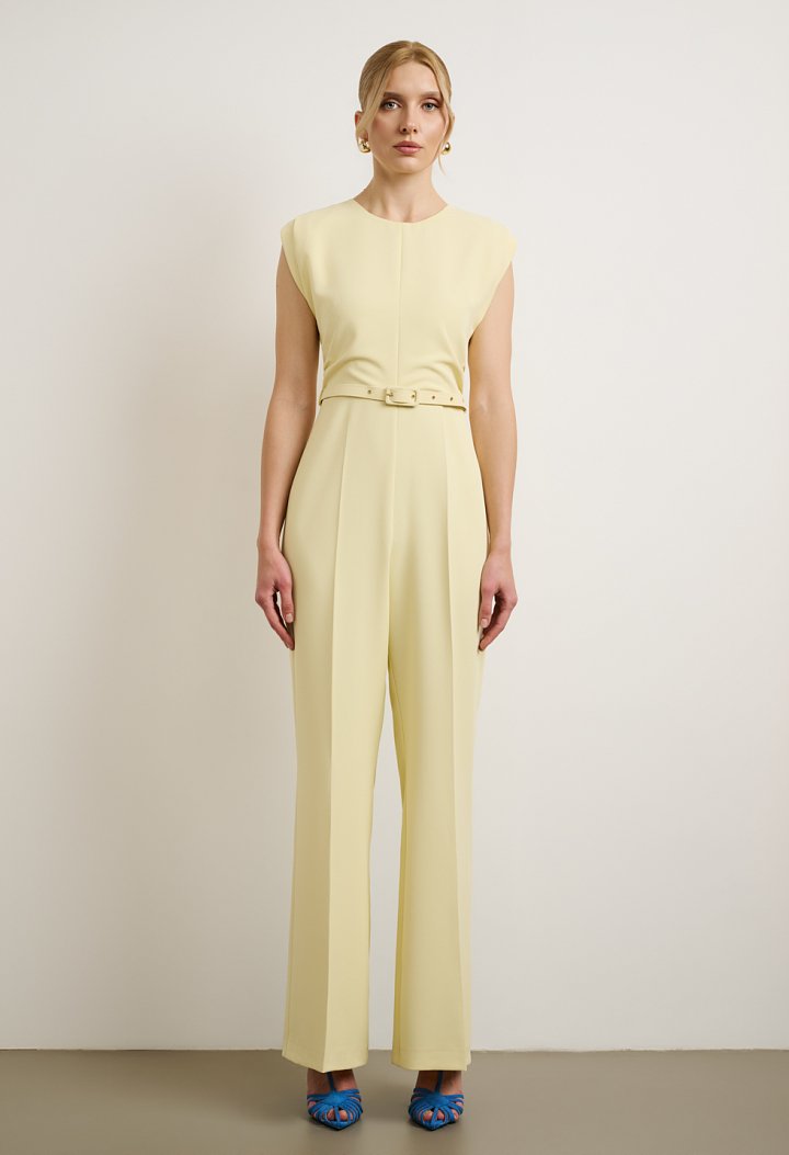 Belted jumpsuit