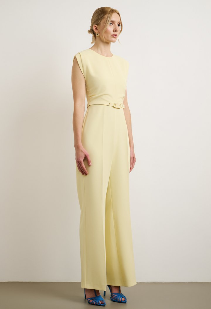 Belted jumpsuit