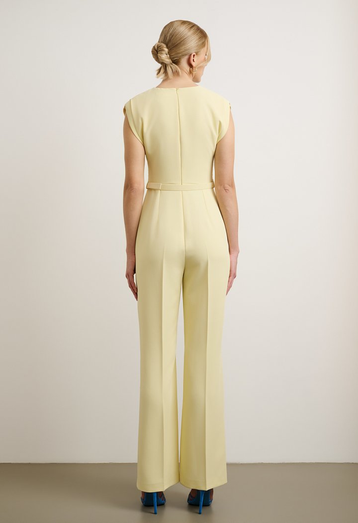 Belted jumpsuit