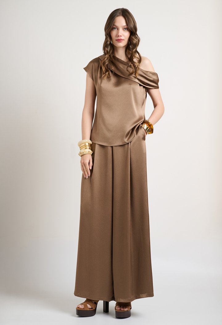 Satin pants