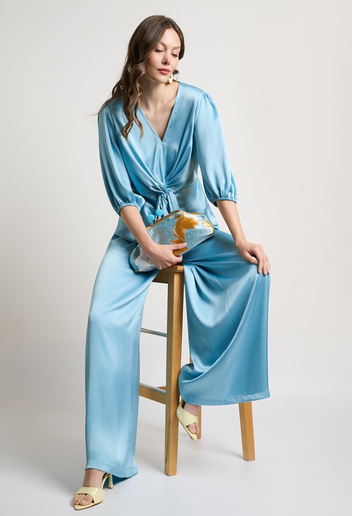 Satin pants