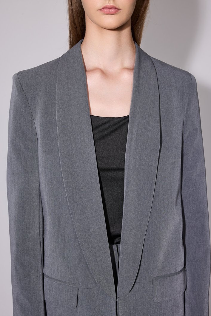 Button-down blazer