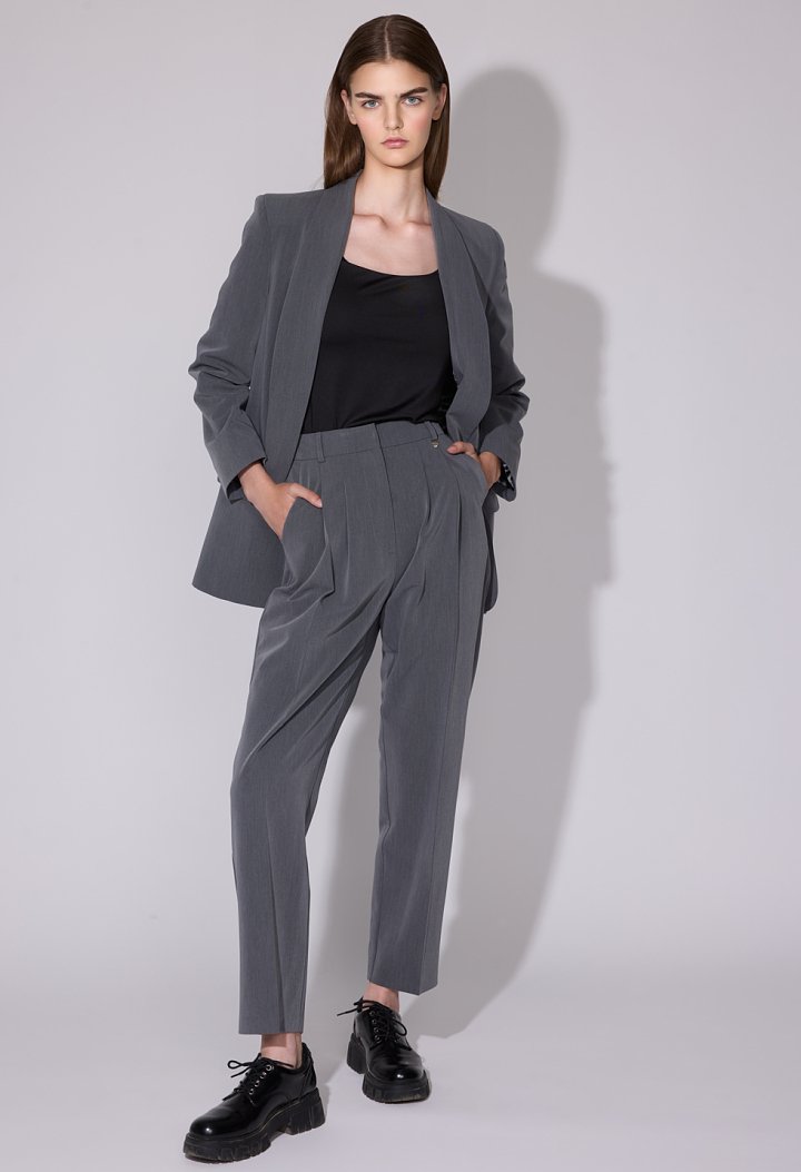 Button-down blazer