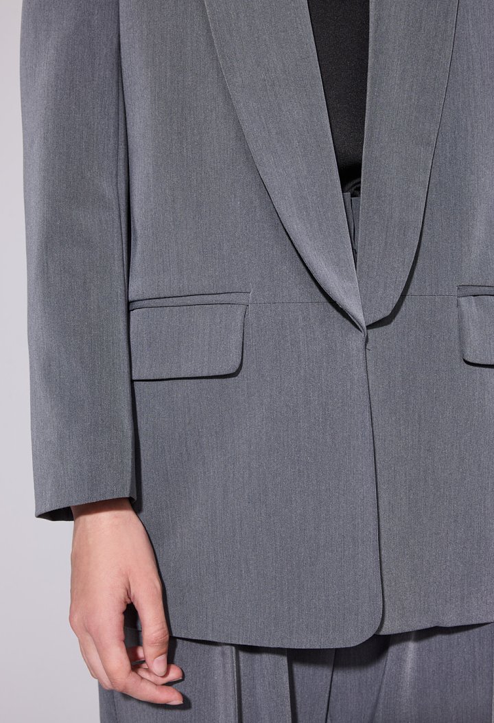 Button-down blazer