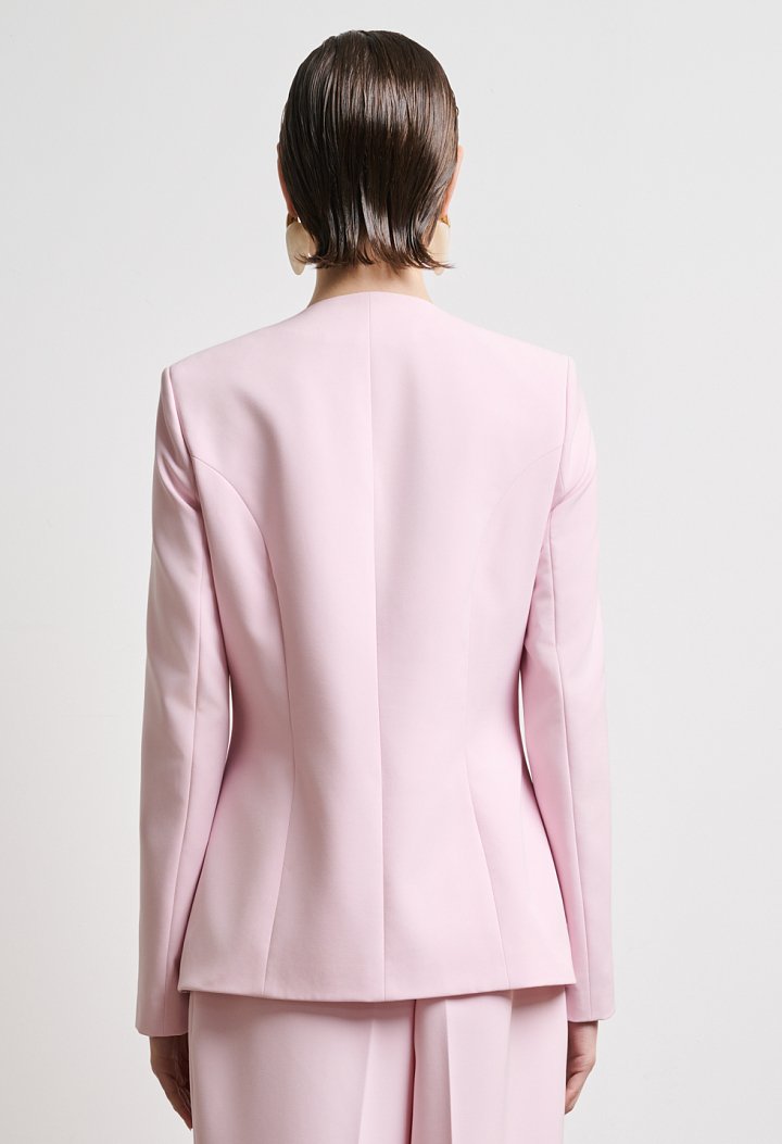 Blazer with gold buttons