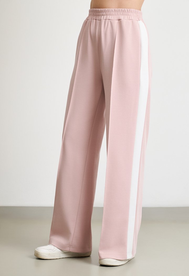 Sweatshirt set with side stripe