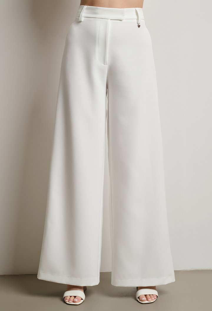 Vest set with belt and high-waisted trousers