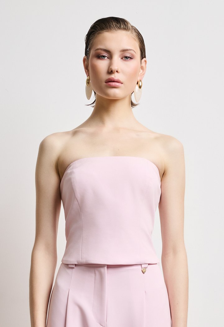 Strapless top