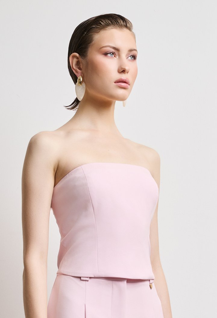 Strapless top
