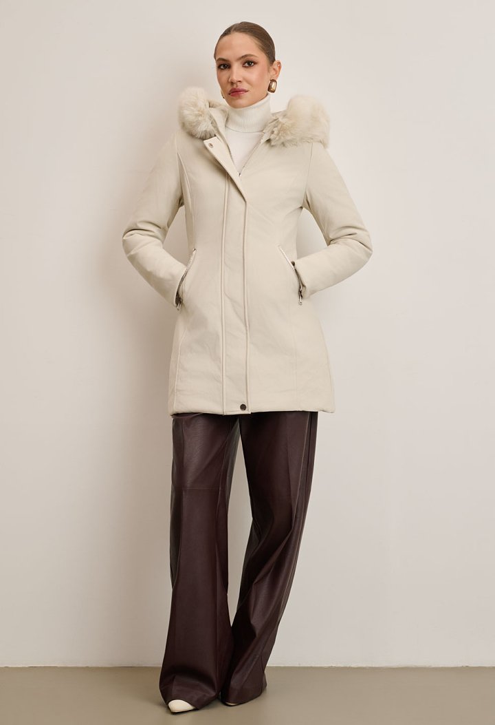 Parka jacket with hood