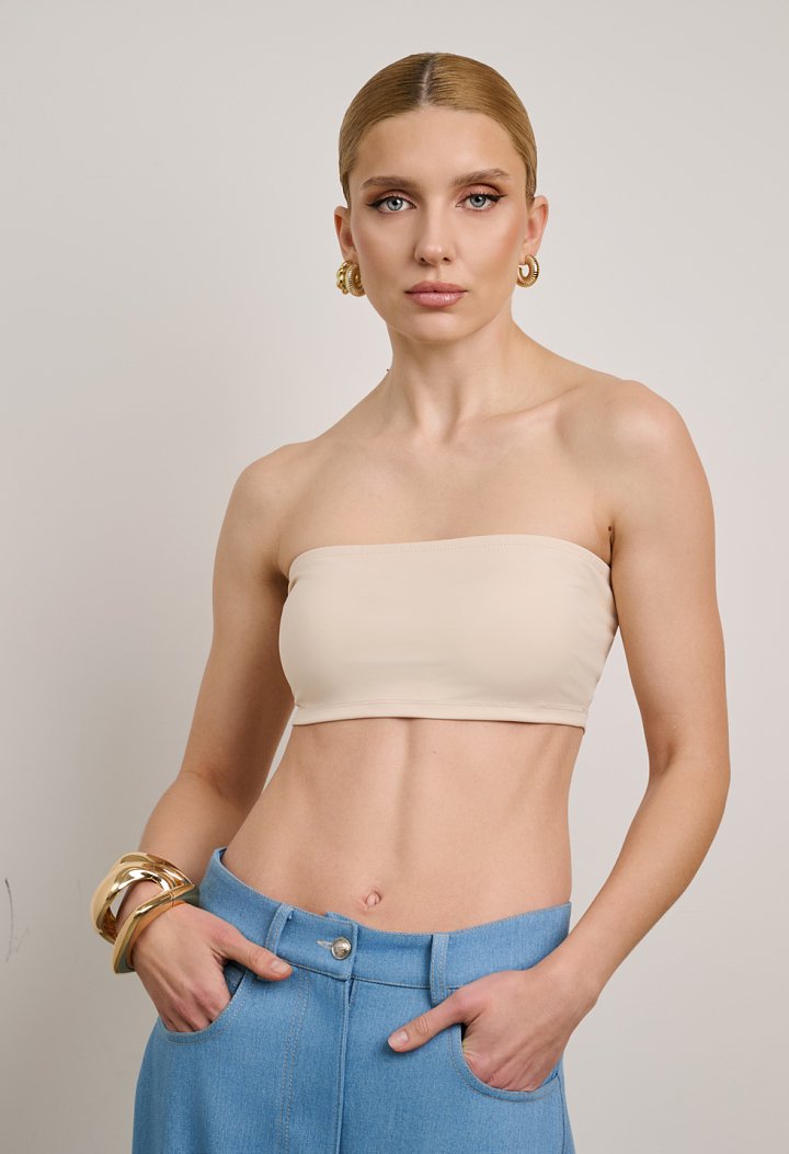 Ελαστικό strapless τοπ