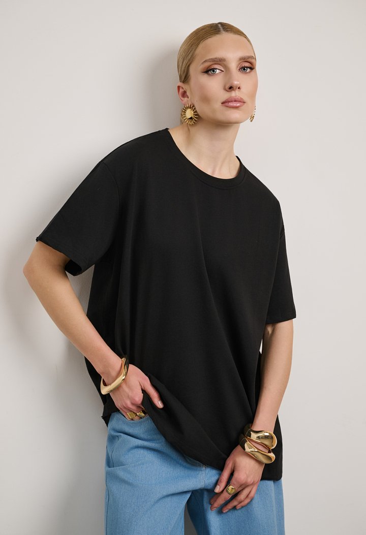 Oversized μπλούζα με κοντό μανίκι