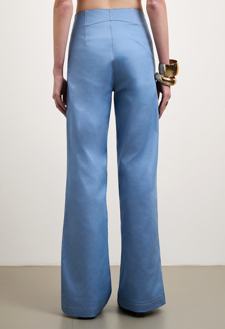 Ψηλόμεσο παντελόνι wide leg