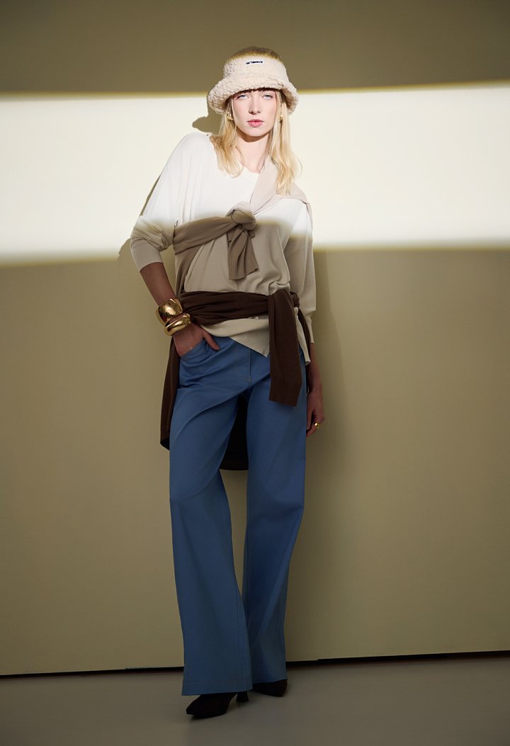 Ψηλόμεσο παντελόνι wide leg