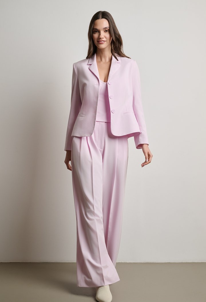 Tailored κοστούμι σε ροζ απόχρωση