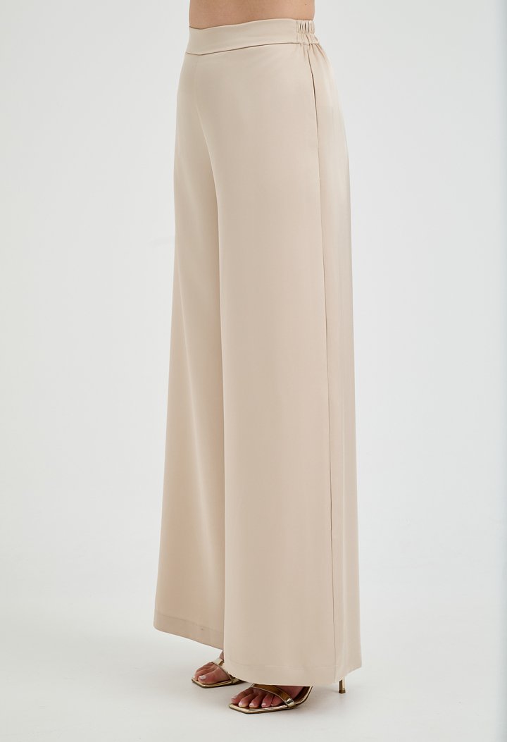 Satin trousers