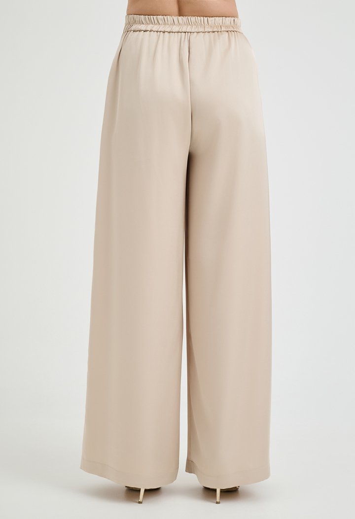 Satin trousers
