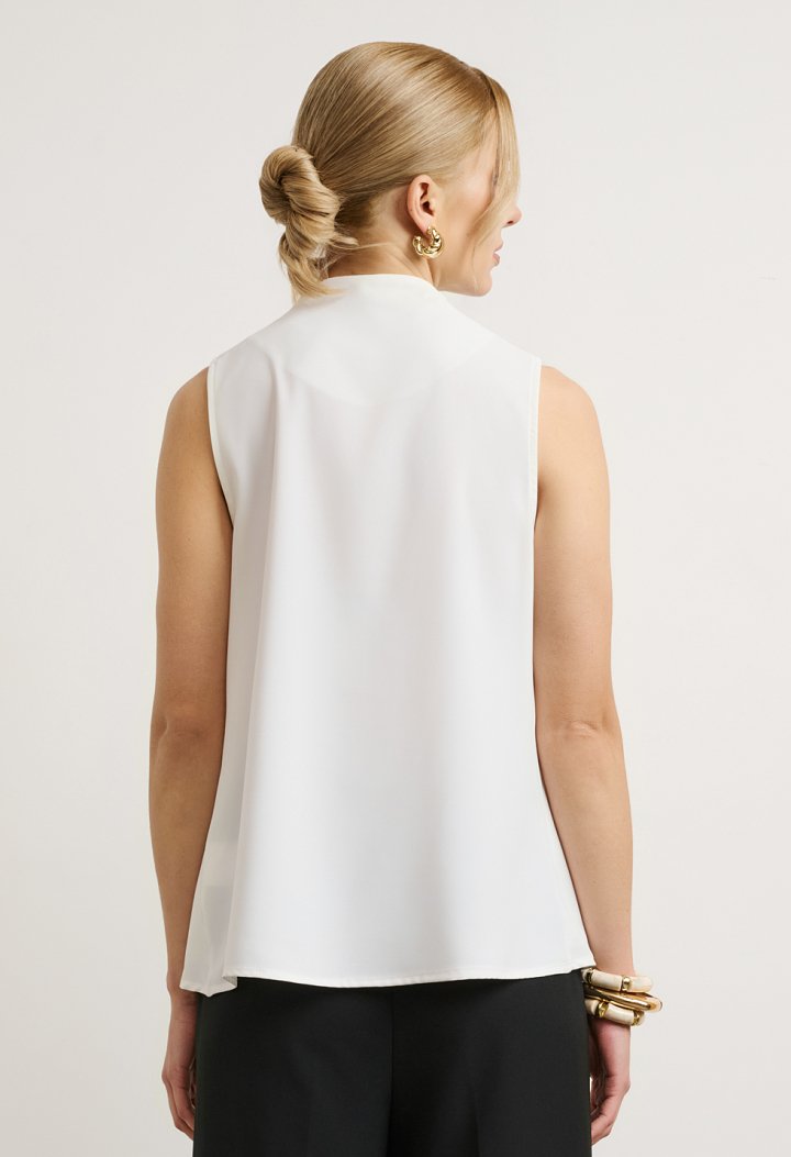 Μπλούζα με draped λαιμόκοψη