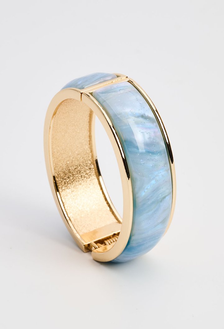 Bracelet with marble effect