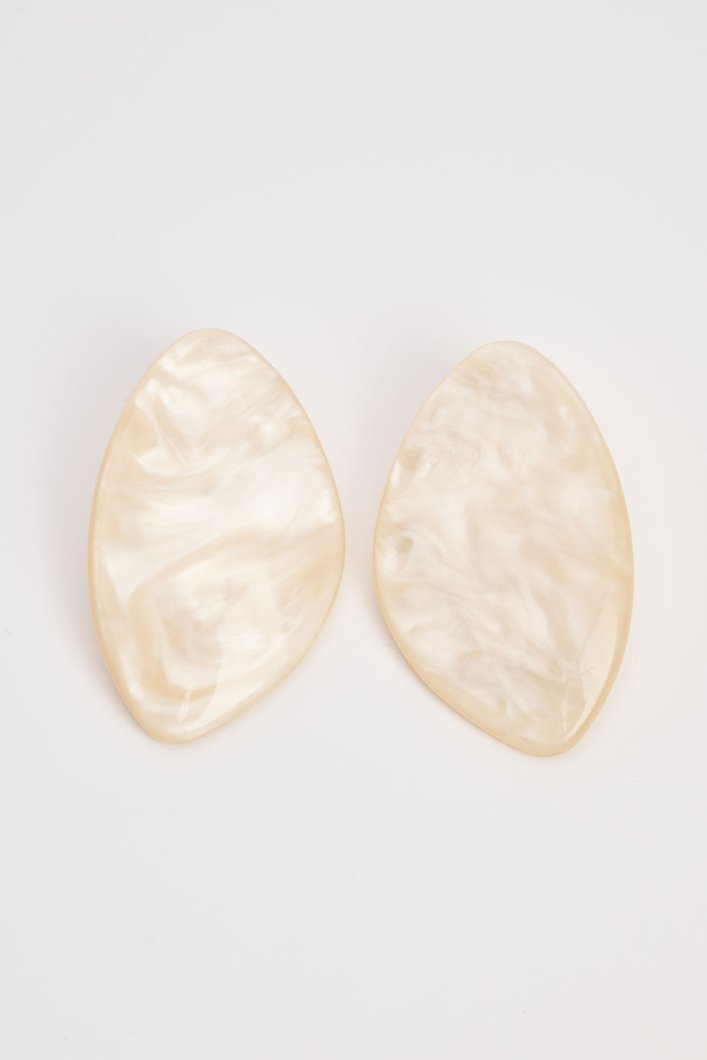 Σκουλαρίκια με marble εφέ