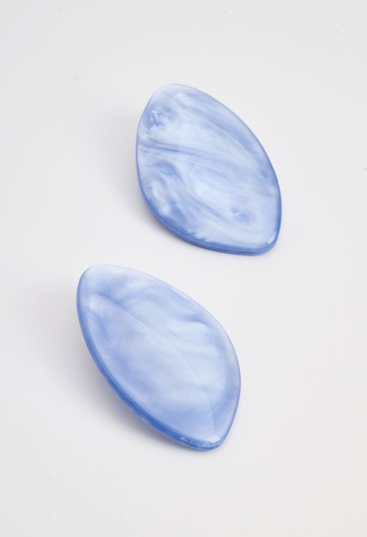 Σκουλαρίκια με marble εφέ