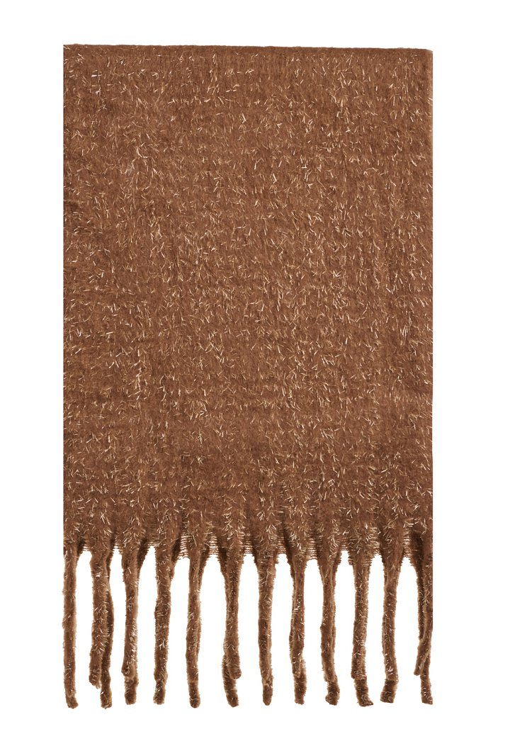 Scarf with lurex details