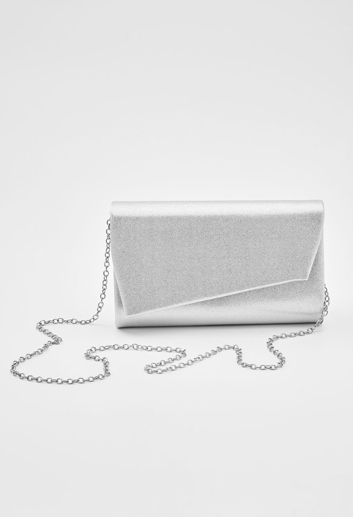 Envelope clutch with glitter