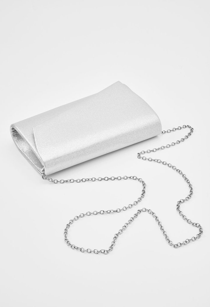 Envelope clutch with glitter