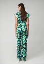 Printed jumpsuit with belt