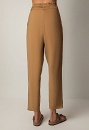 High-rise pleated trousers
