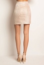 Mini lace skirt