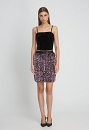 Stretchy skirt with sequins