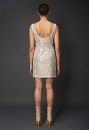 Mini dress with embroidery and sequins