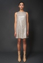 Short dress with sequins