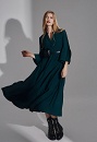 Midi dress with sections