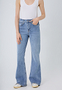 Ηigh-waisted flared jeans