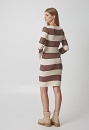 Knitted striped dress