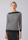Knitted striped blouse