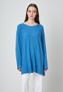 Long blouse with front seam