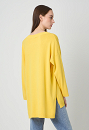 long blouse with V-neck